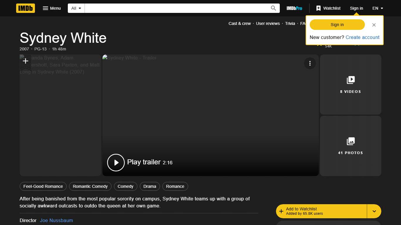 Sydney White (2007) - IMDb